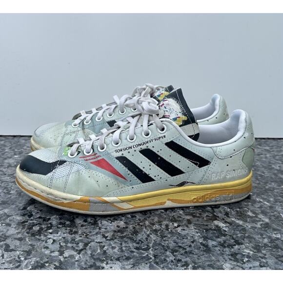 Adidas Raf Simons x Torsion Conquest Stan Smith Trompe L'oeil Mens Shoe Sz 8